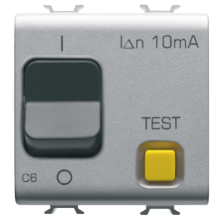 Disj. Diff. 1p+n C6 10ma 230vca 3ka Tit