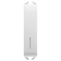 One-way switch 1p 250v ac - 10ax illuminable - with diffuser - 1/2 module - satin white - chorus