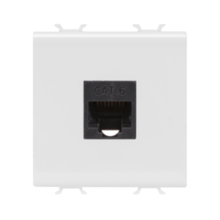 Connecteur rj45 2m cat.6 utp bl sat.