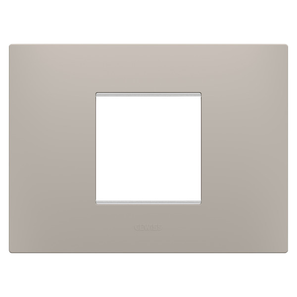 Plaque ego rectangulaire 2p sable foncé