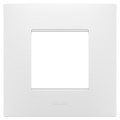 Plaque ego 2p blanc satin