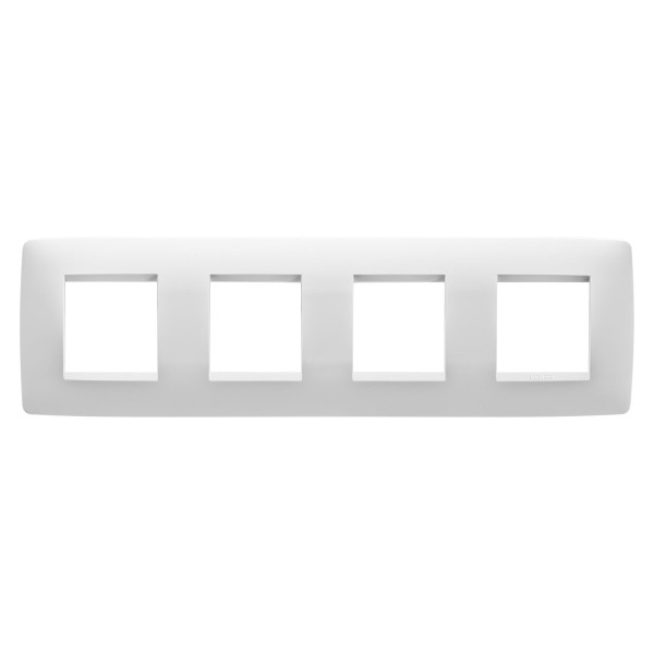 Plaque one 2+2+2+2p h blanc satin