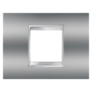 Plaque Lux 2p Chrome