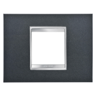 Plaque Lux 2p Ardoise