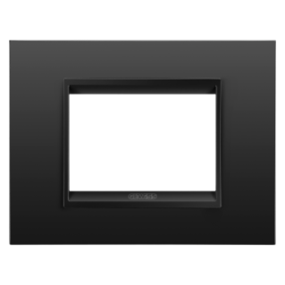 Plaque lux 3p metal no satin monoch