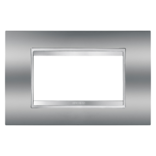 Plaque Lux 4p Chrome