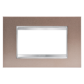 Plaque Lux 4p Metal Bronze Pearl