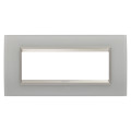 Plaque lux rect. 6p verre naturel