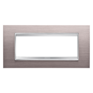 Plaque Lux 6p Metal Aluminium BrossÉ