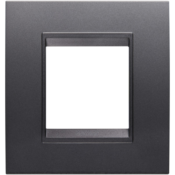 Plaque lux 2p ardoise absolue