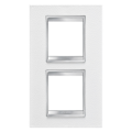 Plaque Lux Int. 2+2p V.e. 71 Cuir Blanc