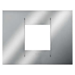 Plaque geo 2p chrome