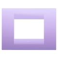 Plaque geo 3p amethyst violet