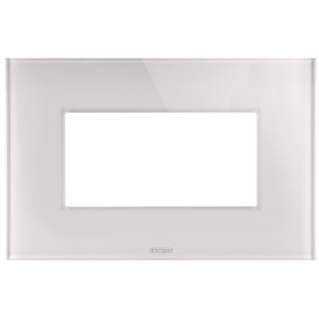 Placca ice - glass - 4 modules - natural beige - chorus