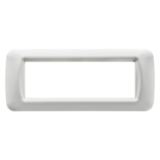 Plaque 6 pos.blanc nuage top system