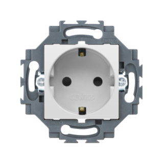 Prise std allemand c.auto.2p+t 16a blanc