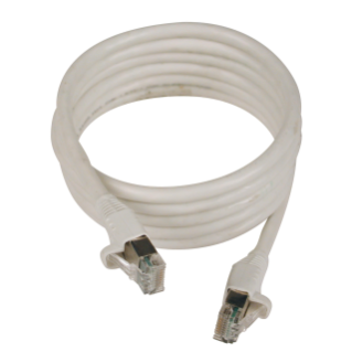 Cable rj45-rj45 cat.5e ftp 0,5m blanc