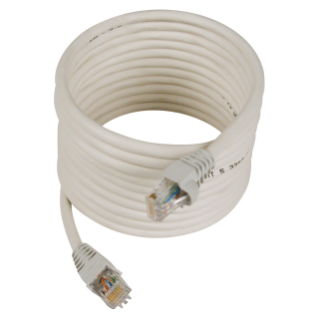 Cordon commut.rj45-rj45 cat.6 utp 1m