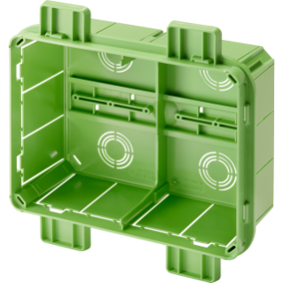 Back box flush m.din r. 294x152x75 green