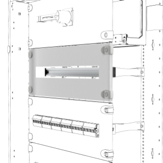 Qdx pannello fin e guida din 600x150