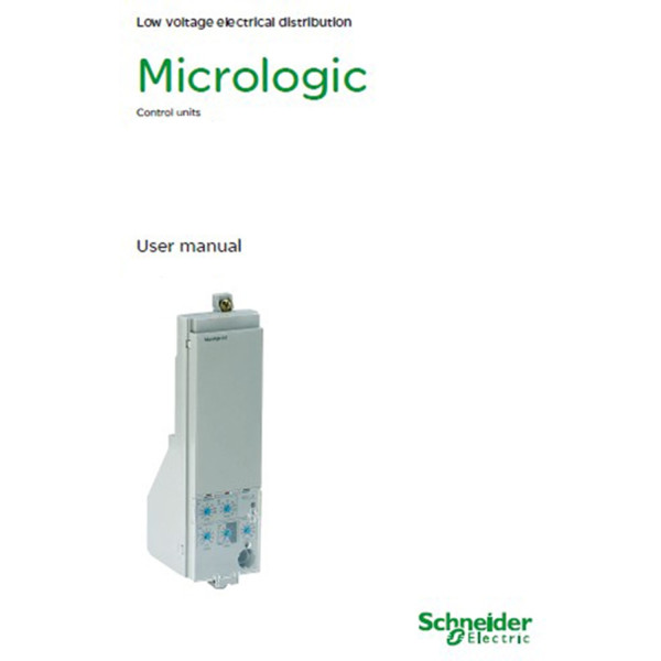 Schneider Electric Guide D Exploitation Micrologic 2.0H/7.0H Anglais