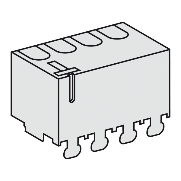 Schneider Electric Jeu 2 Cache-Bornes 4 Pas