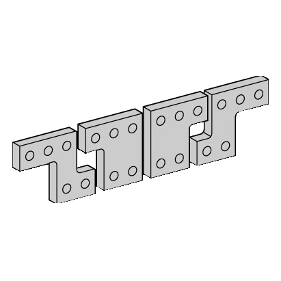 Schneider Electric Jeu D Épanouisseur Au Pas de 95 Mm à Platine pour Ins Et Inv 630B à 1600 4P