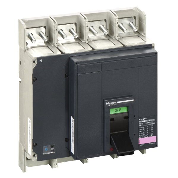 Schneider Electric Bloc de Coupure Compact Ns1000H 1000 A 4P Débrochable