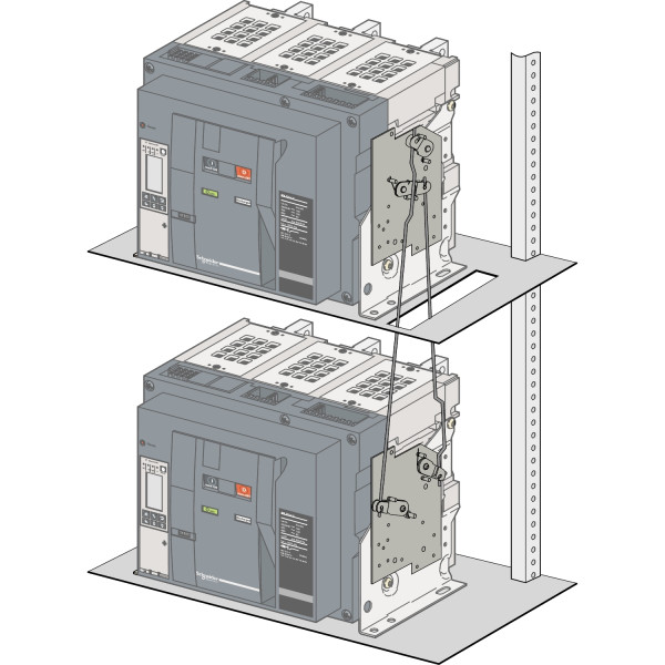 Schneider Electric Interverrouillage à Tringle pour Fixes Masterpact Nt06 à 16