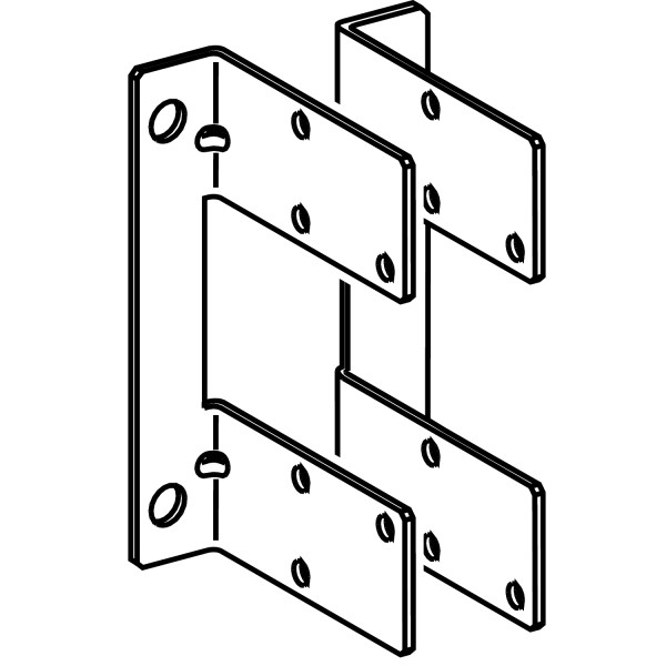 Schneider Electric 2 Equerres Addition. Fixation Verticale App. Fixe