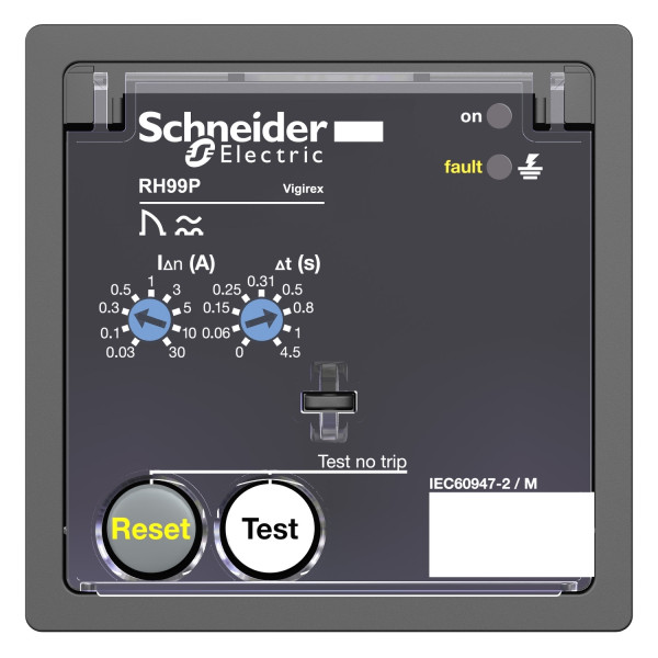 Schneider Electric Vigirex Rh99P 12-24Vac/12-48Vcc Sensibilité 0,03-30A Réarmement Automatique