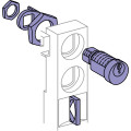 Schneider Electric Verrouillage Position Debrochee Profalux 2 Serrures Differentes