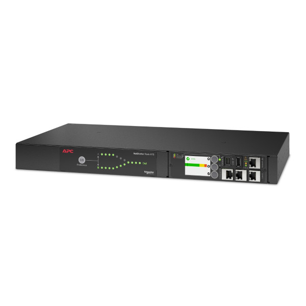 Rack ats, 230v, 10a, entrée c14, 12 sorties c13