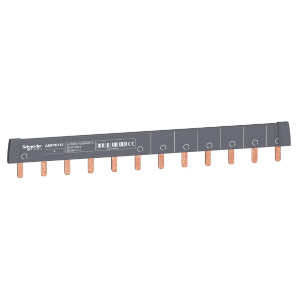 Acti9 iC60, peigne à dents, 1 pôle, 100A, 12 modules de 18mm