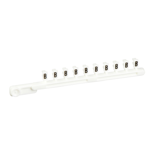 Schneider Electric Repère encliquetable blanc 25 Brochettes de 10 Caractère B