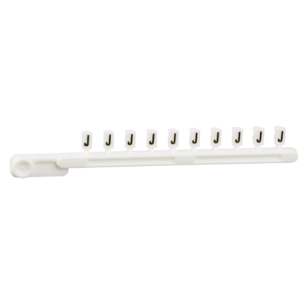 Schneider Electric Repère encliquetable blanc 25 Brochettes de 10 Caractère J