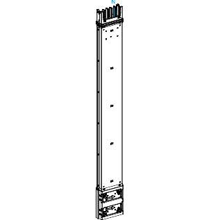 Canalis ksa - élémént spécial droit vertic. 400a - 500-1900mm - 0 fenêtre