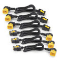 Schneider APC Power Cord Kit (6 ea), Locking, C19 to C20 (90 Degree), 1.2m