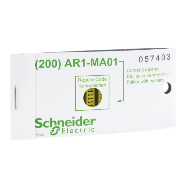 Schneider Electric Repère encliquetable Jaune Jeu de 200 Caractère 9