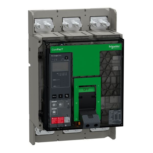 Compact ns800n - disjoncteur - micrologic 2.a 800a - 4p - 50ka - fixe - manuel