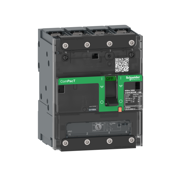 Compact nsxmb - disjoncteur - tm-d 16a - 4p4d - 25ka - borne à cosses