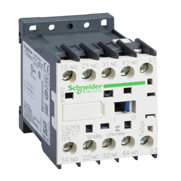 Schneider Electric Contacteur Ca2K 2 F Plus 2 O Instantané 10 A 127 V Ca