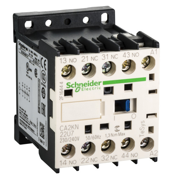 Schneider Electric Contacteur Ca2K 2 F Plus 2 O Instantané 10 A 230 à 240 V Ca