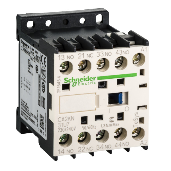 Schneider Electric Contacteur Ca2K 3 F Plus 1 O Instantané 10 A 230 à 240 V Ca