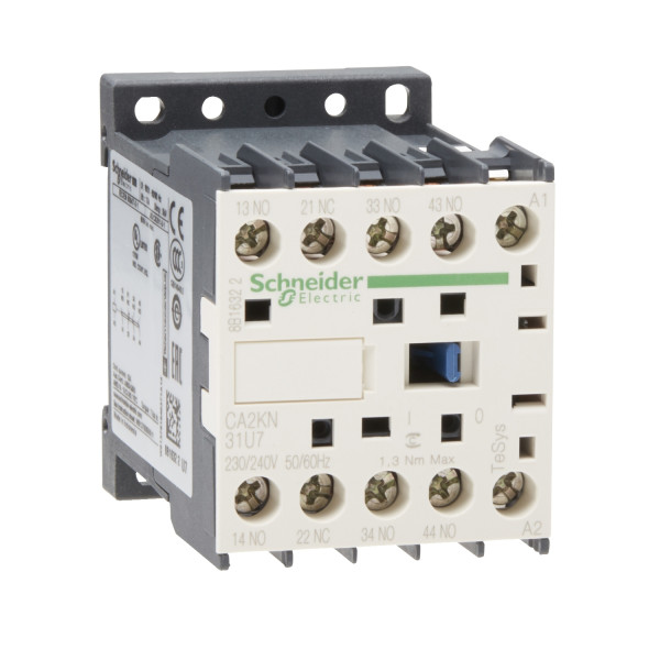 Schneider Electric Contacteur Ca2K 3 F Plus 1 O Instantané 10 A 230 à 240 V Ca