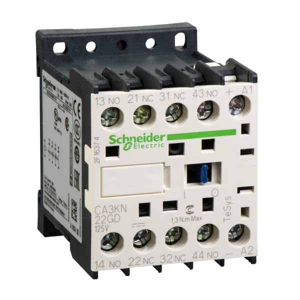 Schneider Electric Contacteur Ca3K 2 F Plus 2 O Instantané 10 A 125 V Cc