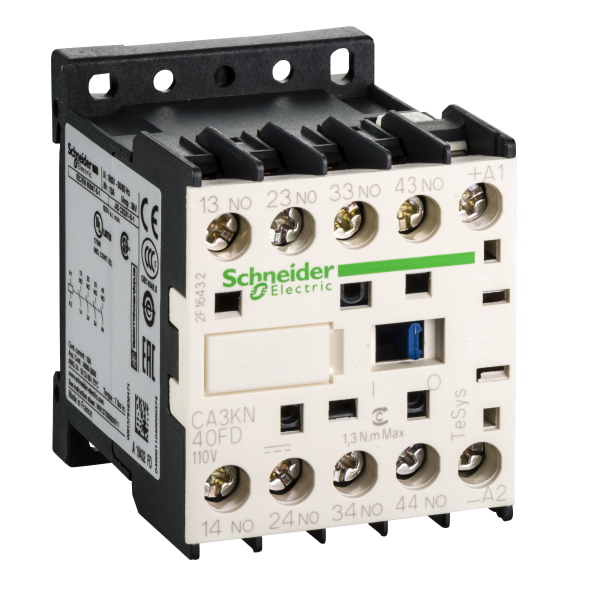 Schneider Electric Contacteur Ca3K 4 F Plus 0 O Instantané 10 A 110 V Cc