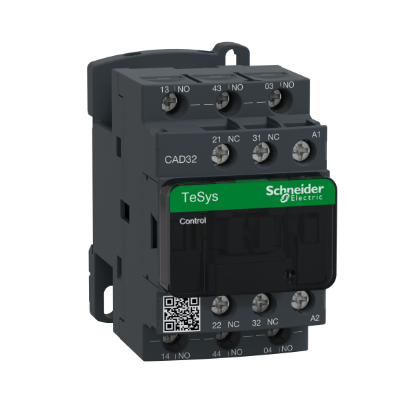 Schneider Electric Contacteur Tesys Cad32 3 F Plus 2 O Instantané 10 A 440 V Ca