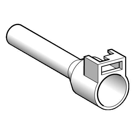 Schneider Electric Embout de câblage pour Porte-repères Format Long 16 Mm² Blanc