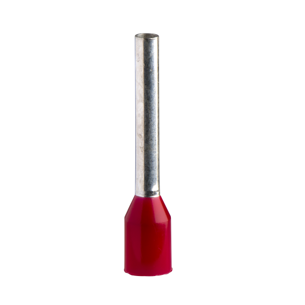 Schneider Electric Embout de câblage Surmoulé Format Long 1 Mm² Rouge